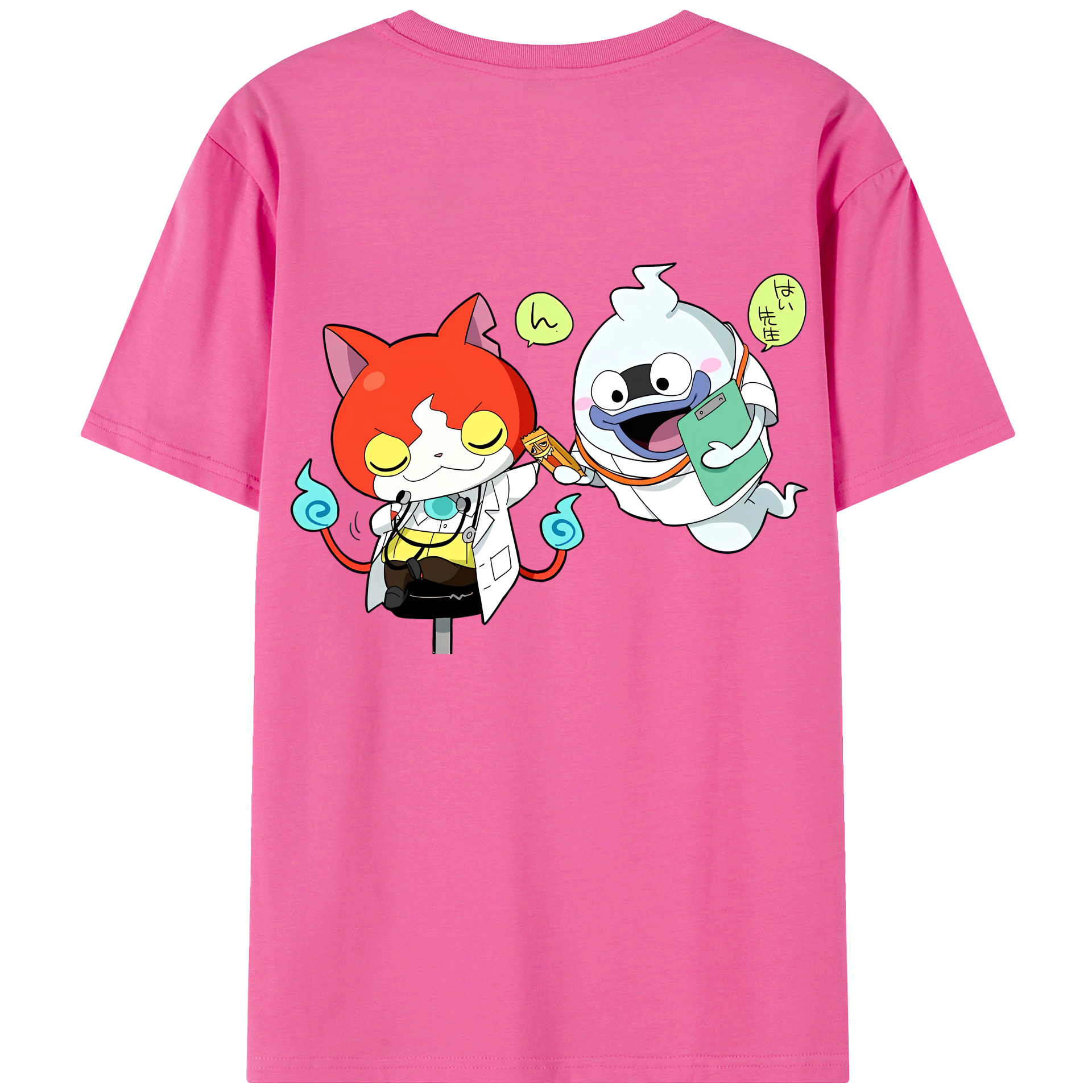 （画像用） 妖怪ウォッチ Yo-kai Watch レディース半袖Tシャツ(バックプリント)